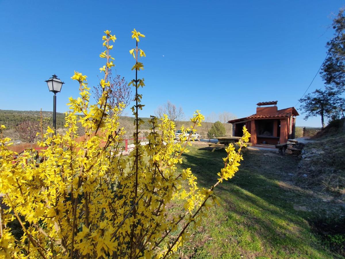 Casa Rural Manitoba Luxe Buenache de la Sierra Exterior foto